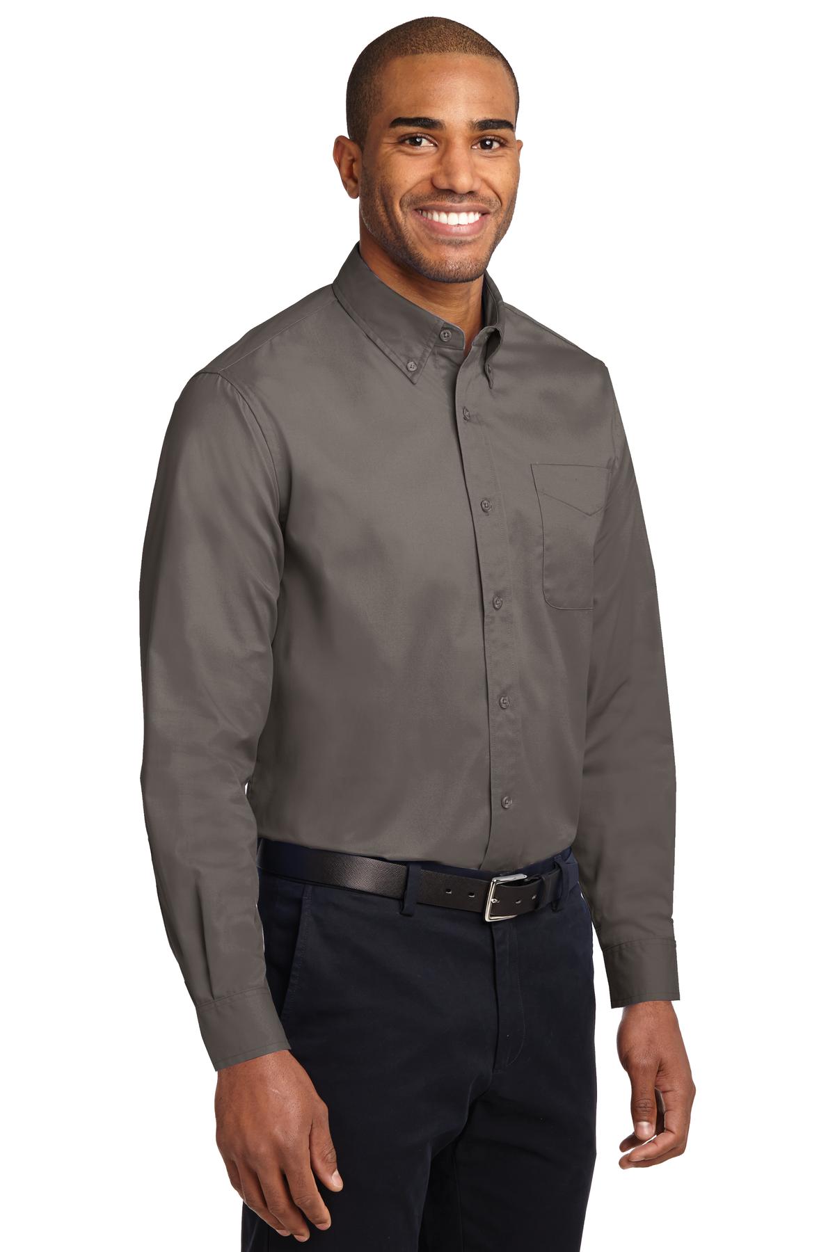 Bark Port Authority Long Sleeve Easy Care Shirt S608