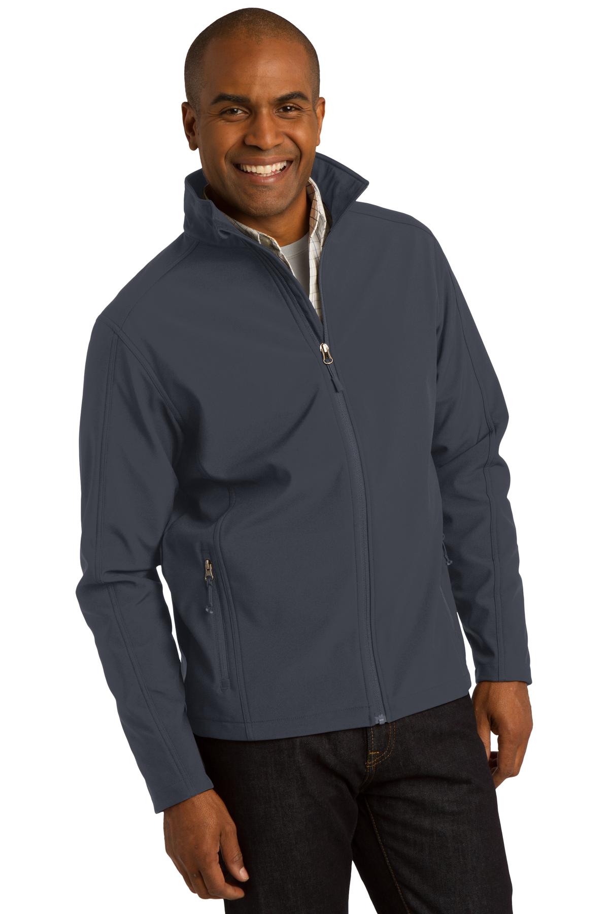 Battleship Gry Port Authority Core Soft Shell Jacket. J317