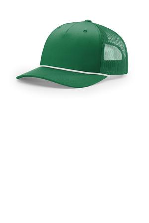 Bk/Chr/Chr Richardson Five-Panel with Rope 112FPR