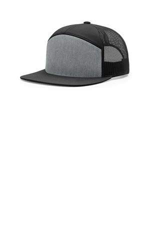 Bk/GnCm/Ld Richardson 7-Panel Trucker 168
