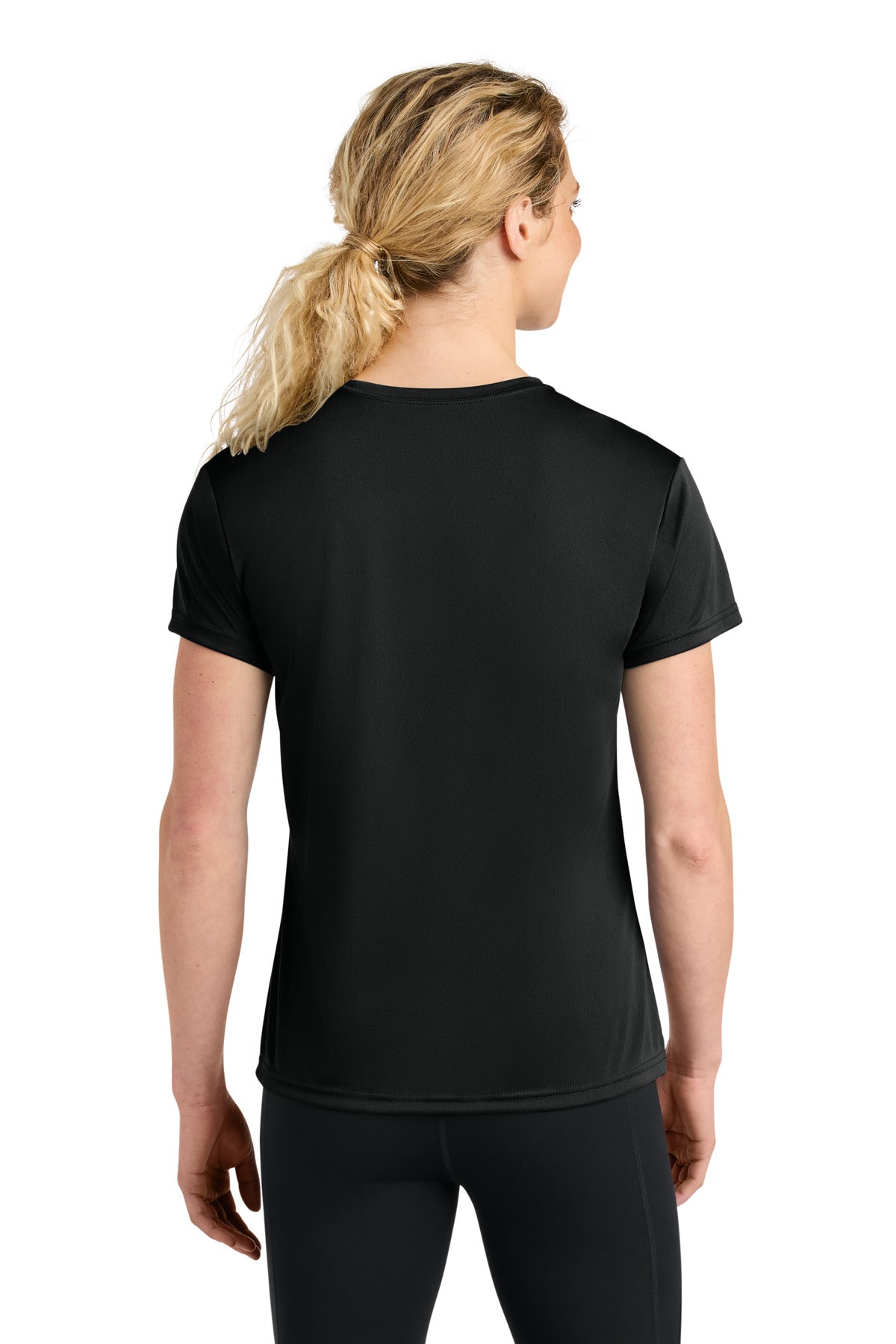 Black A4 Women's Cooling Performance Short Sleeve Tee A4NW3201