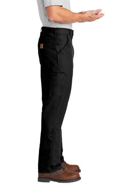 Black Carhartt Canvas Work Dungaree. CTB151