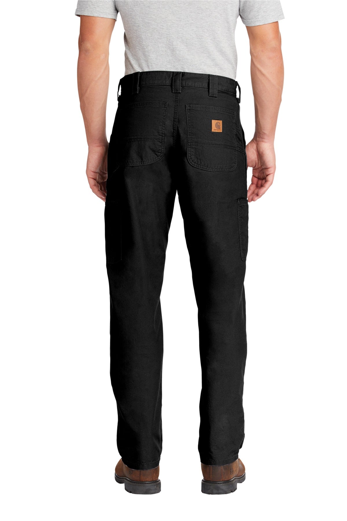 Black Carhartt Canvas Work Dungaree. CTB151