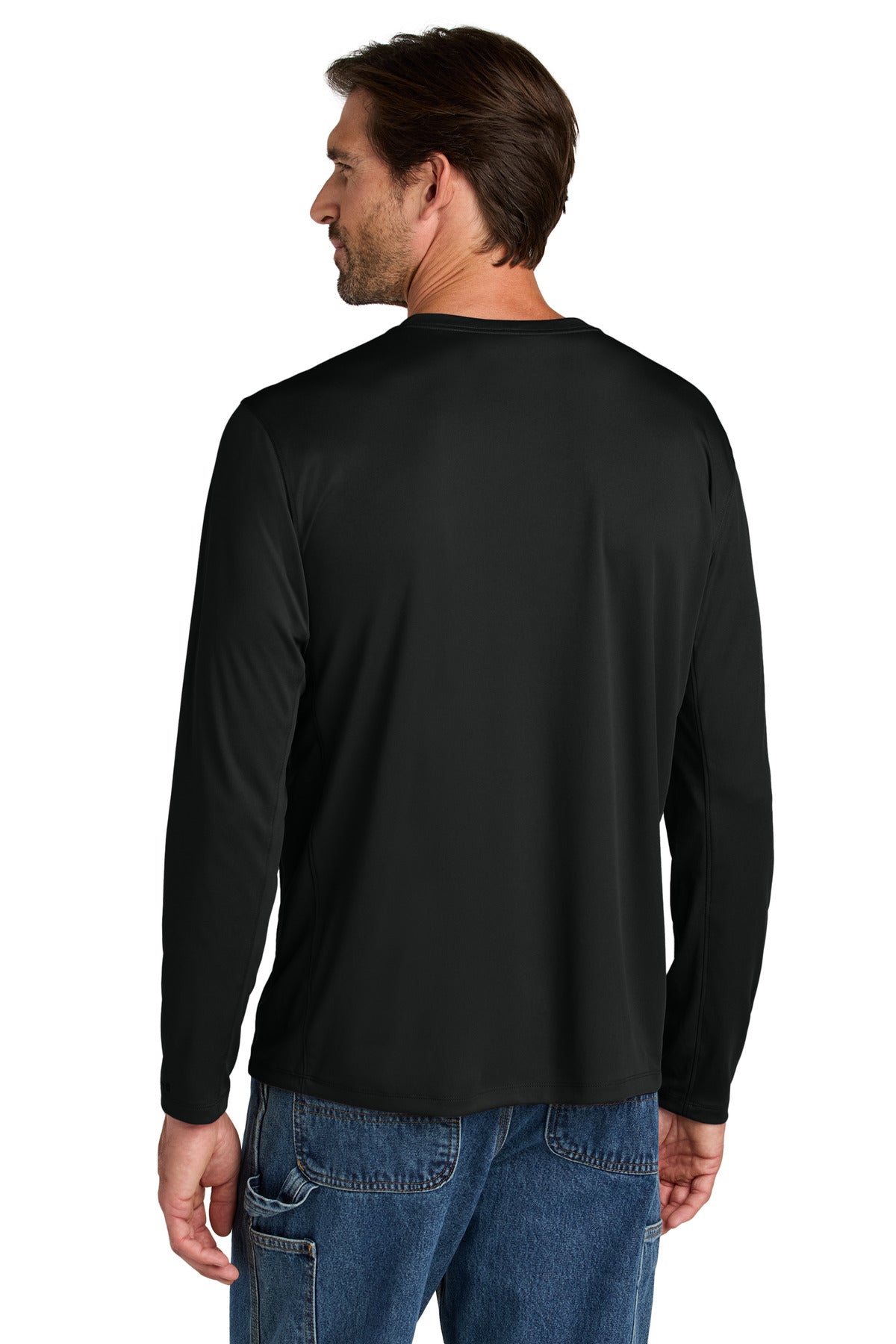Black Carhartt Force Sun Defender Long Sleeve T-Shirt CT106972