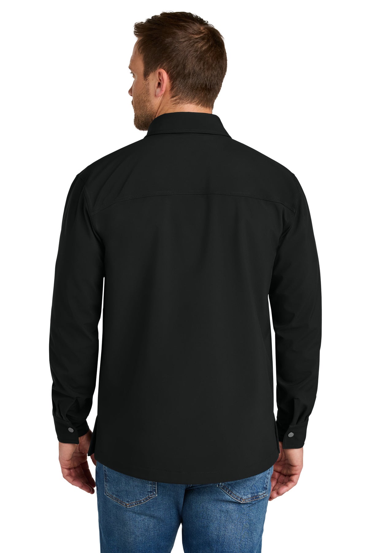 Black CornerStone Soft Shell Shirt Jacket CSJ73