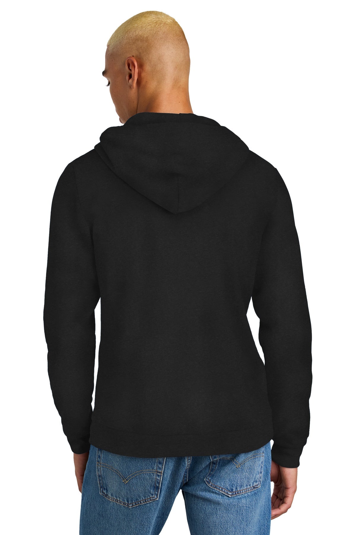 Black District Perfect Tri Fleece Pullover Hoodie DT1300