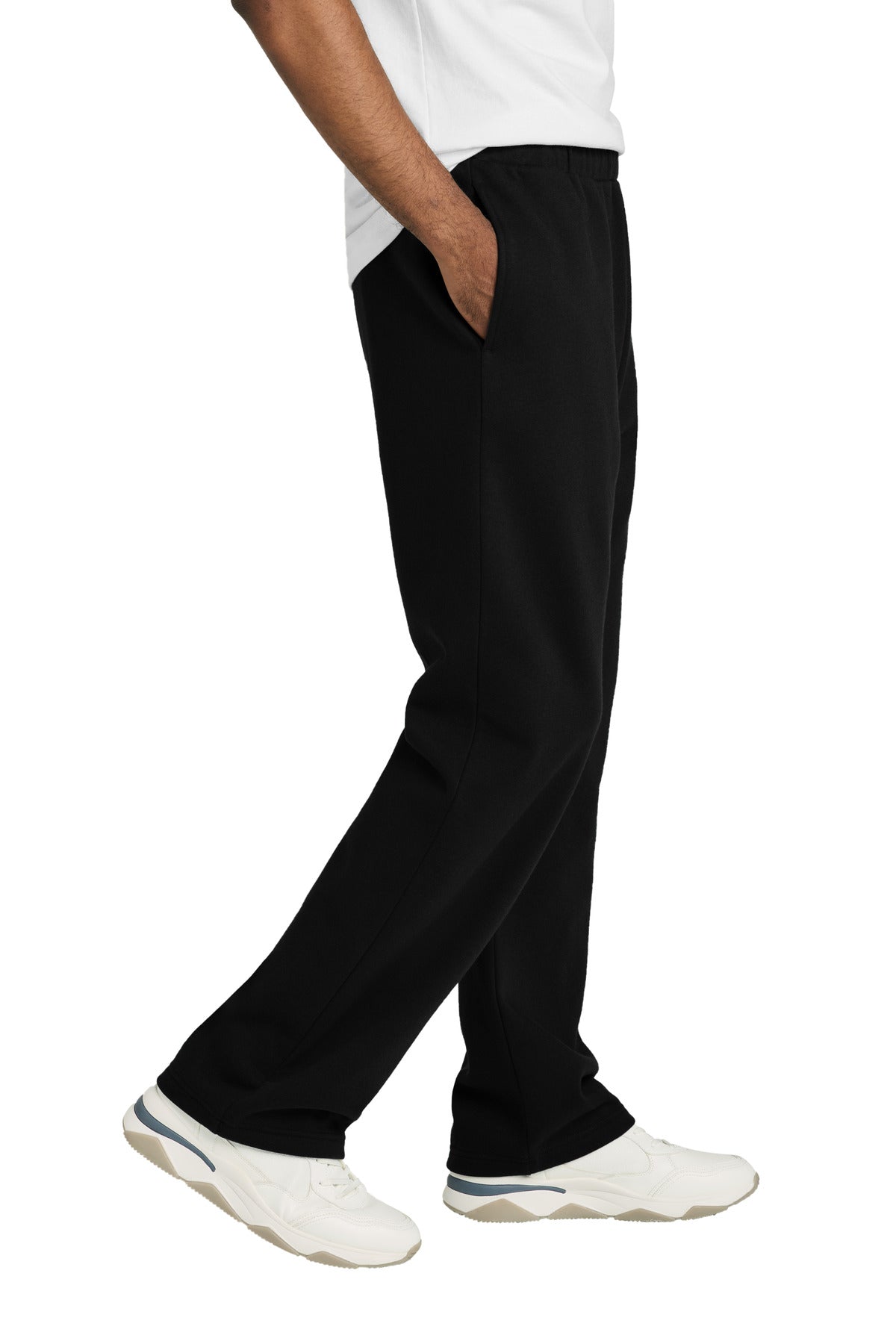Black District V.I.T. Fleece Open-Bottom Sweatpant DT6117