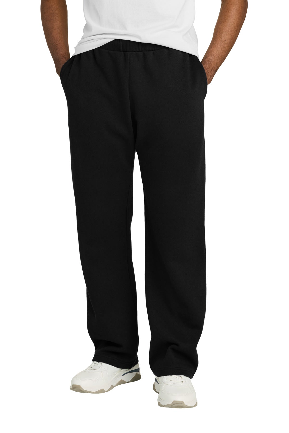 Black District V.I.T. Fleece Open-Bottom Sweatpant DT6117