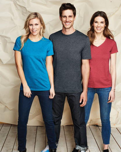Black District Women's Perfect Blend CVC Tee. DM108L