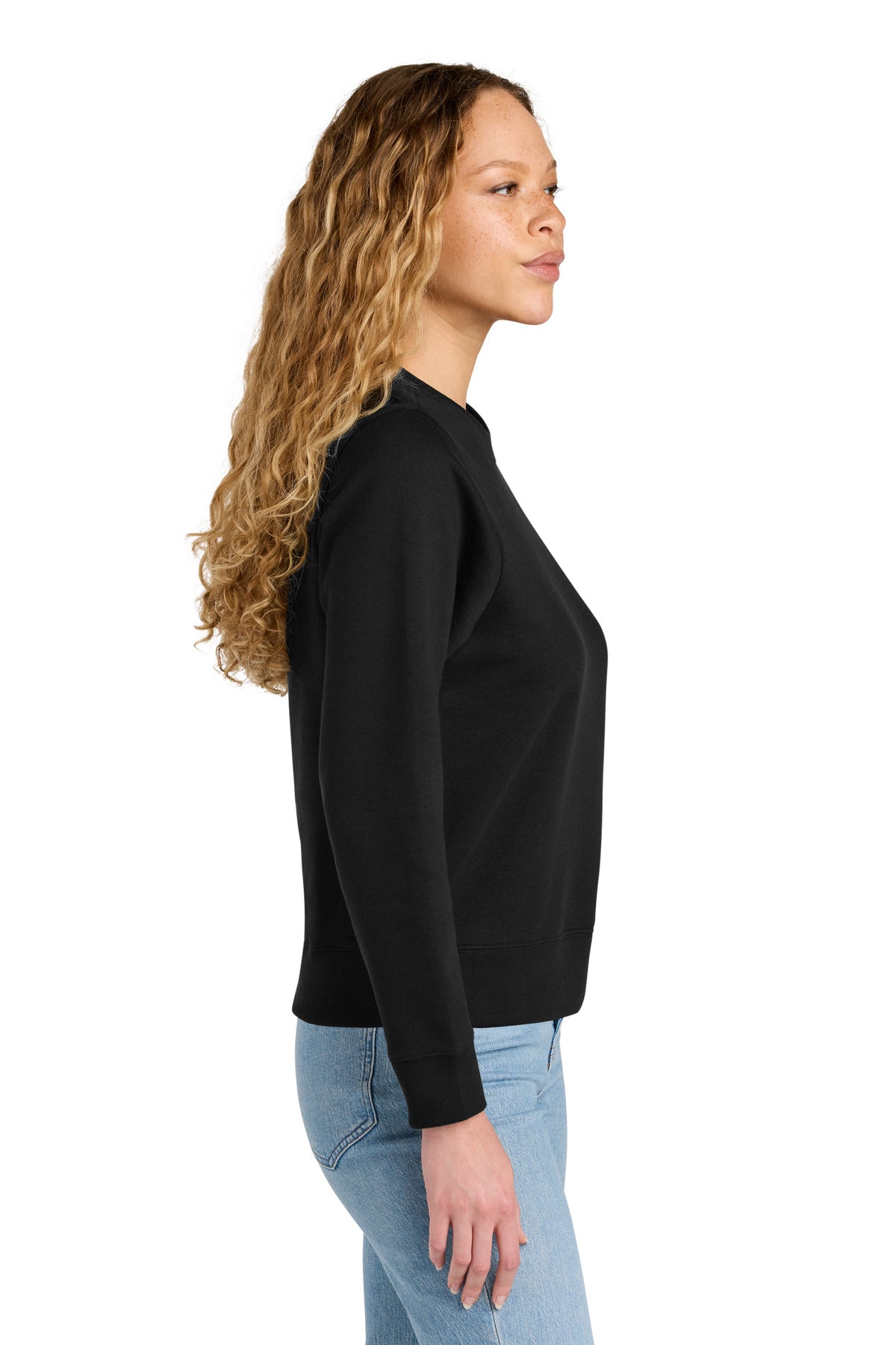 Black District Women's V.I.T. Fleece Crew DT6105
