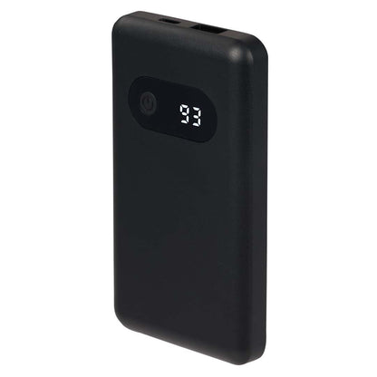 Black Find My 5000 mAh 18W PD Power Bank/Digital Display plain