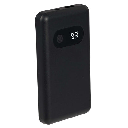 Black Find My 5000 mAh 18W PD Power Bank/Digital Display plain