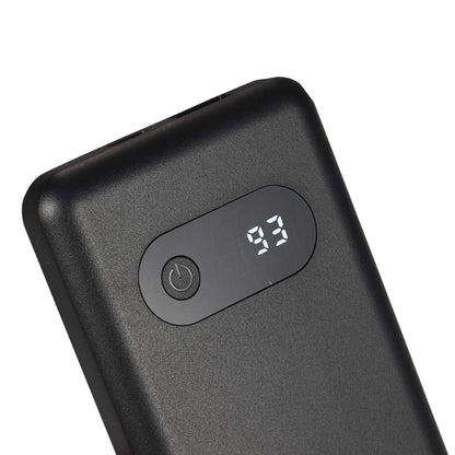 Black Find My 5000 mAh 18W PD Power Bank/Digital Display