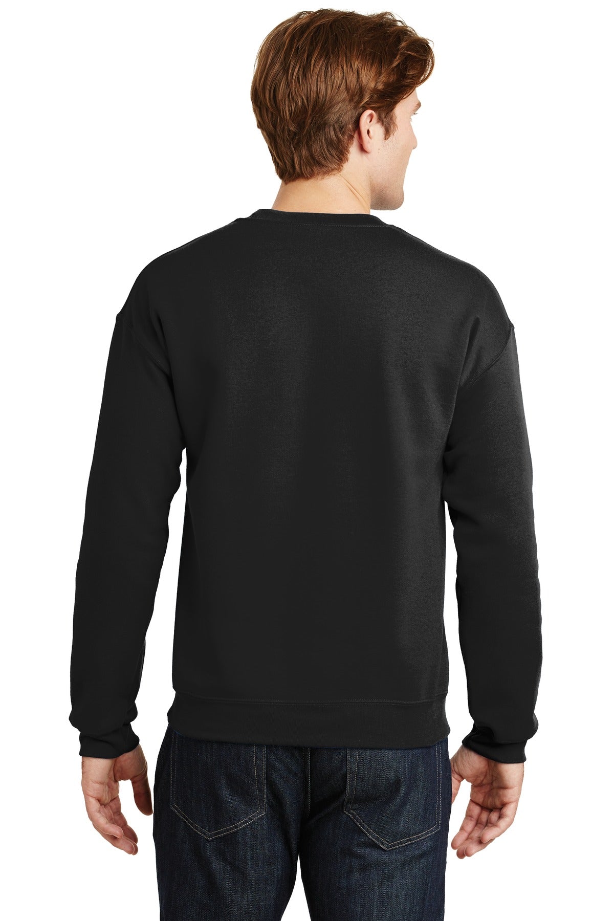Black Gildan Heavy Blend Crewneck Sweatshirt. 18000