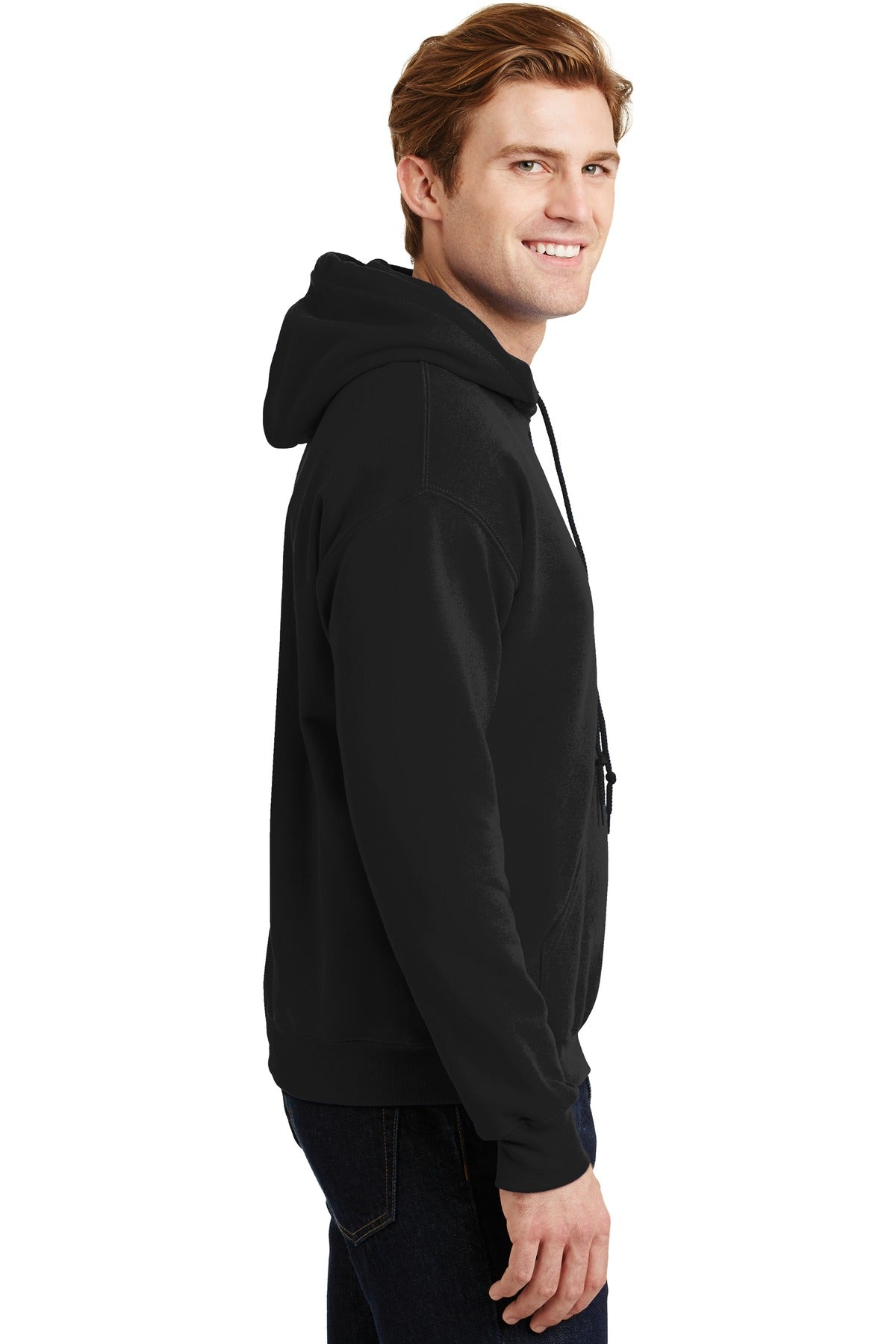 Black Gildan - Heavy Blend Hooded Sweatshirt. 18500
