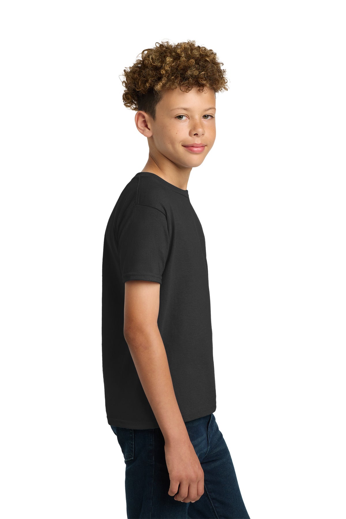 Black Gildan - Youth Ultra Cotton 100% US Cotton T-Shirt. 2000B