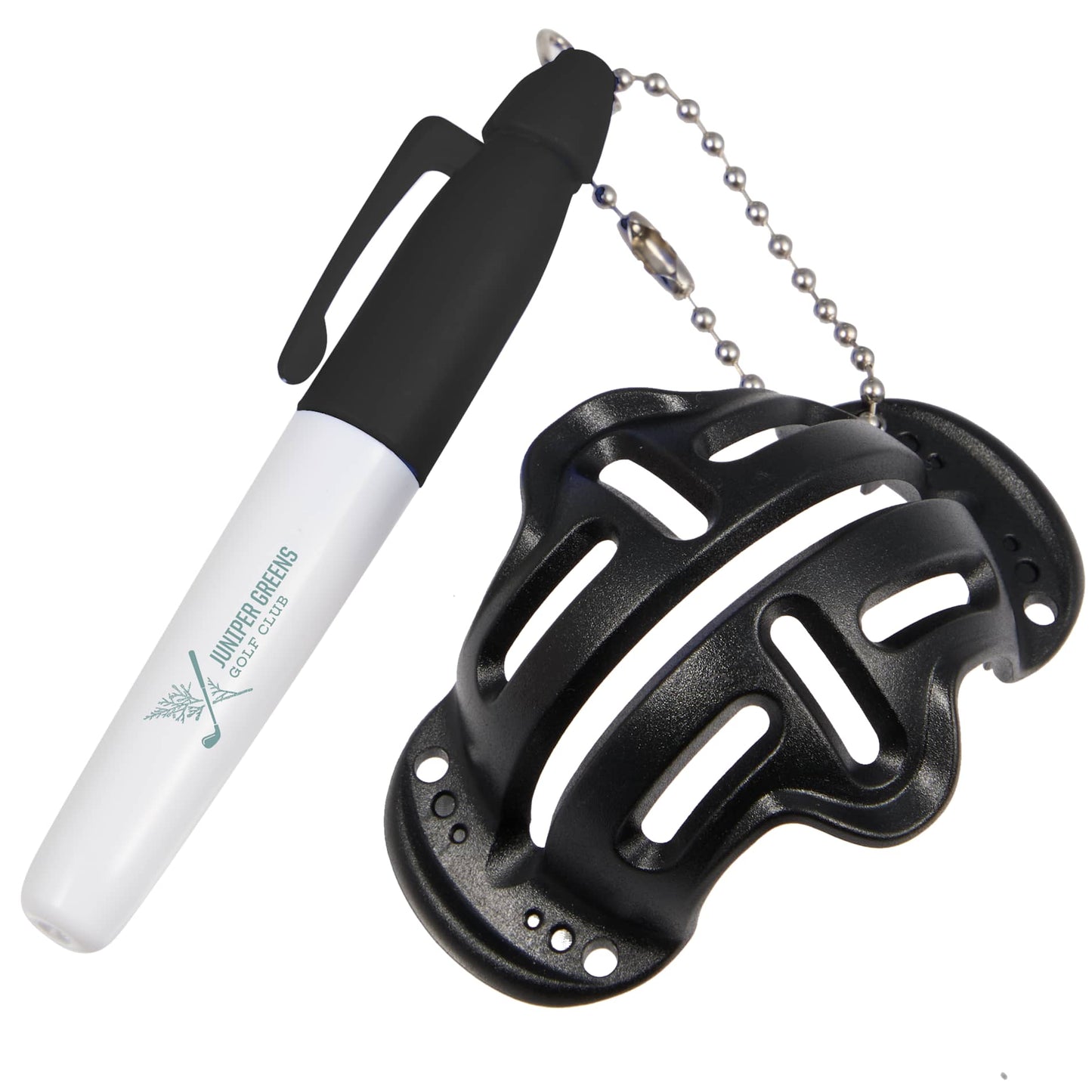 Black Golf Ball Stencil with Marker