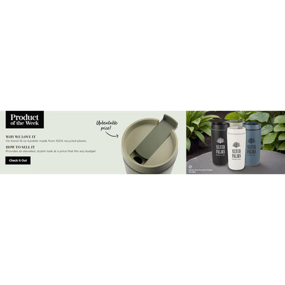 Black Grande 16oz Recycled Tumbler