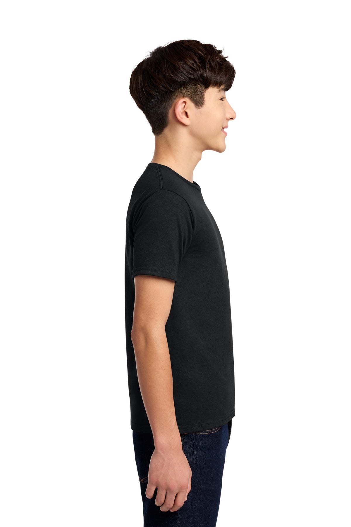 Black Jerzees - Youth Dri-Power 50/50 Cotton/Poly T-Shirt. 29B