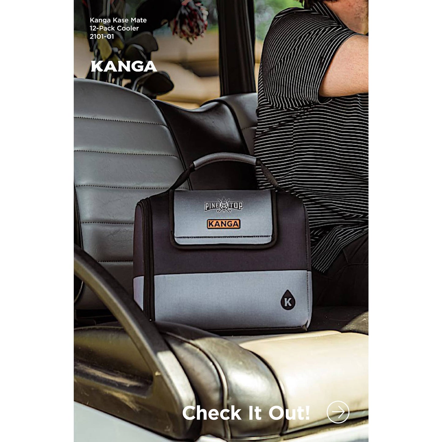 Black Kanga Kase Mate 12-Pack Cooler