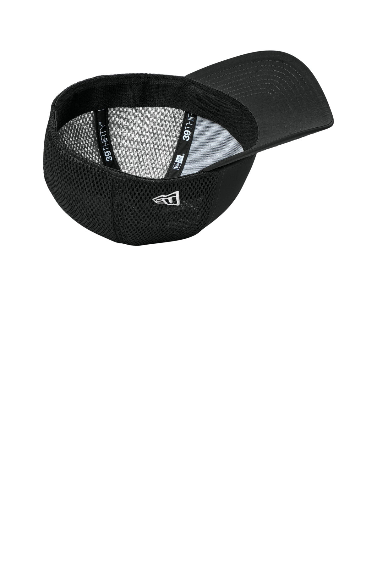Black New Era 39THIRTY Performance Stretch Mesh Cap NE1130