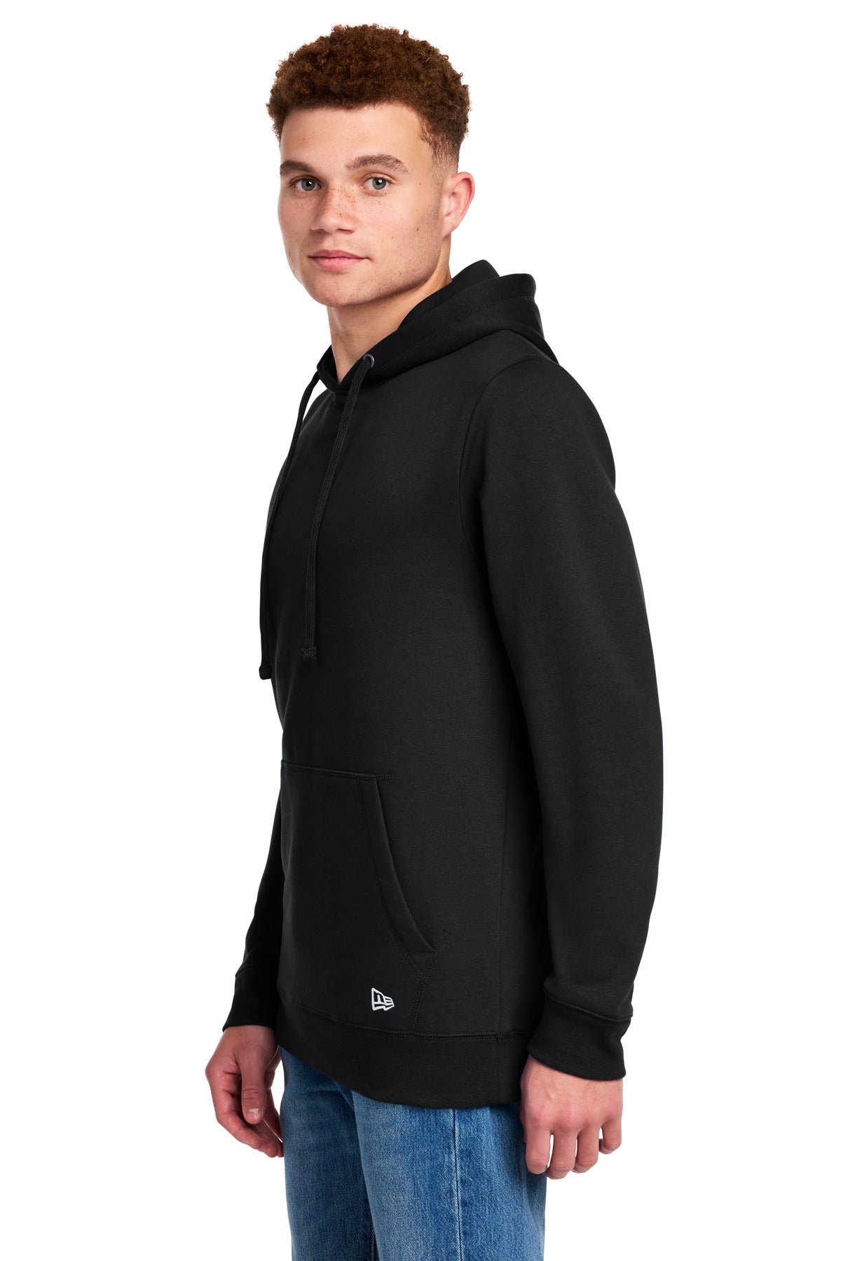 Black New Era Comeback Fleece Pullover Hoodie NEA550