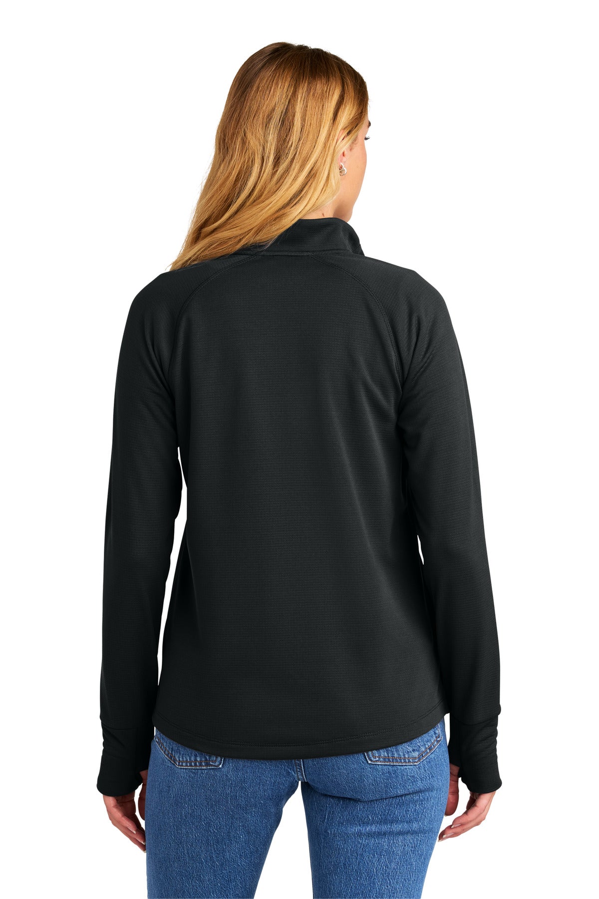 Black New Era Women's Stand Out 1/4-Zip LNEA515