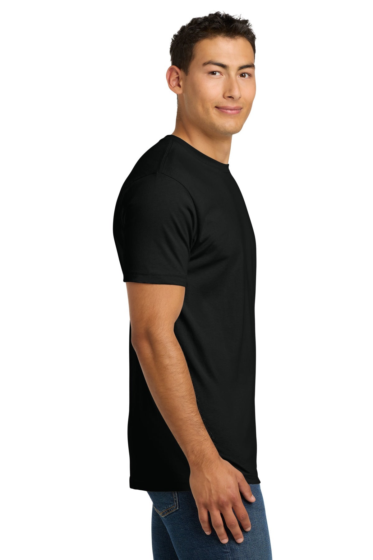 Black Next Level Apparel Adult Cotton Tee. NL3600