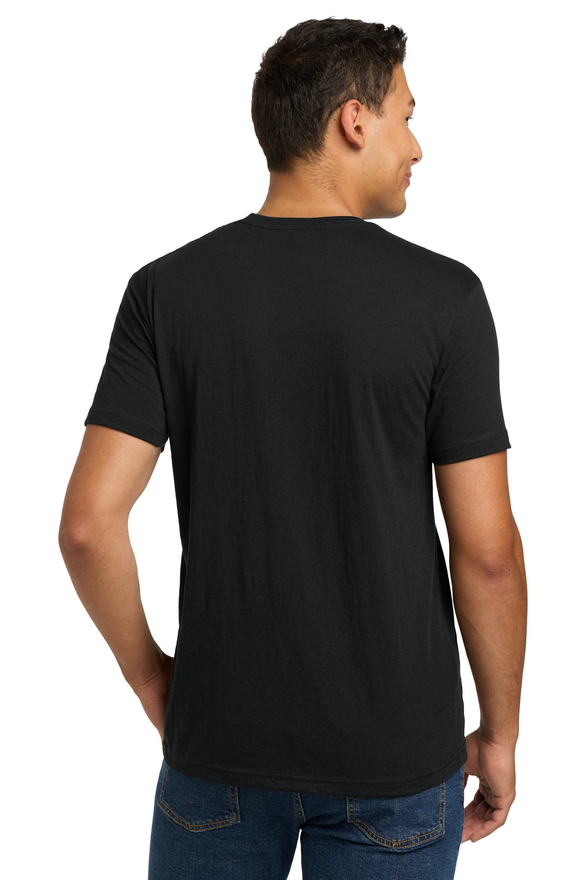 Black Next Level Apparel Adult CVC Tee. NL6210