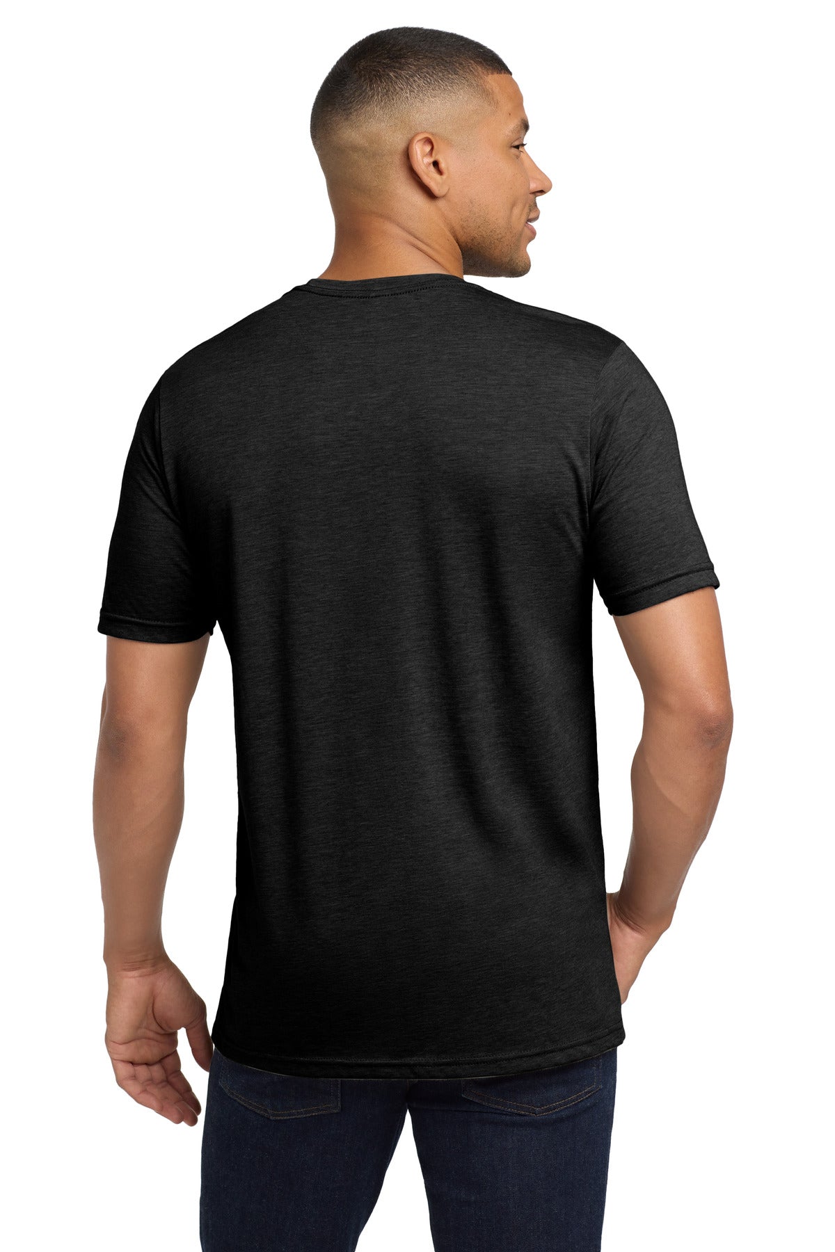 Black Next Level Apparel Adult Poly/Cotton Tee. NL6200