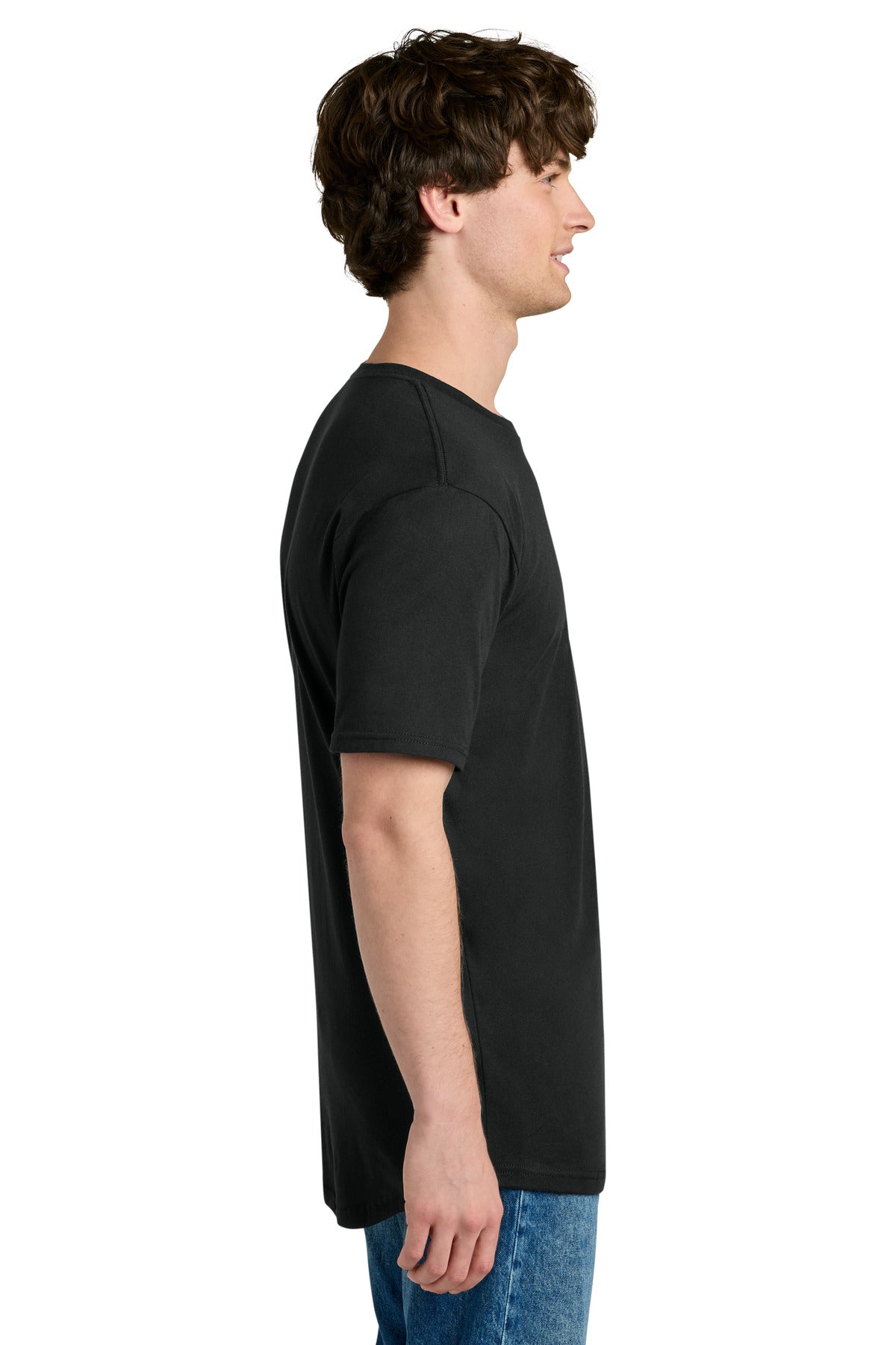 Black Next Level Apparel Cotton Long Body Tee NL3602
