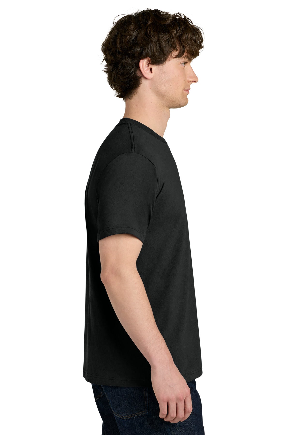 Black Next Level Apparel Ideal Jersey Tee NL1810