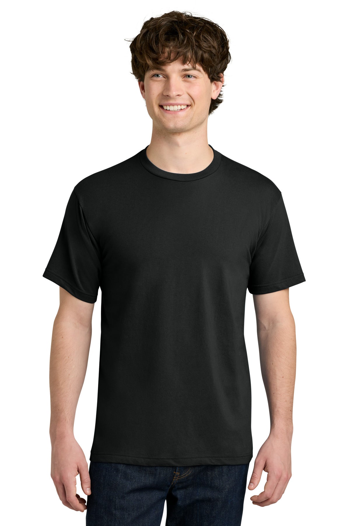Black Next Level Apparel Ideal Jersey Tee NL1810