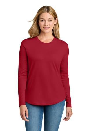 Black Next Level Apparel Women's Cotton Relaxed Long Sleeve Tee NL3911