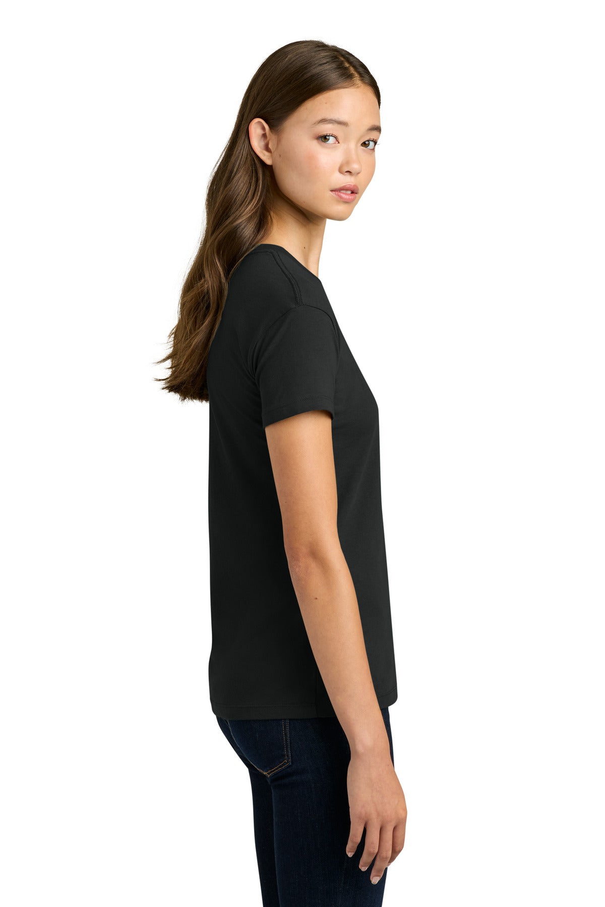 Black Next Level Apparel Women's Cotton Relaxed Tee NL3910
