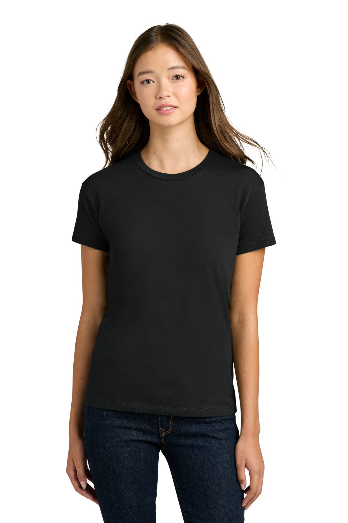 Black Next Level Apparel Women's Cotton Relaxed Tee NL3910