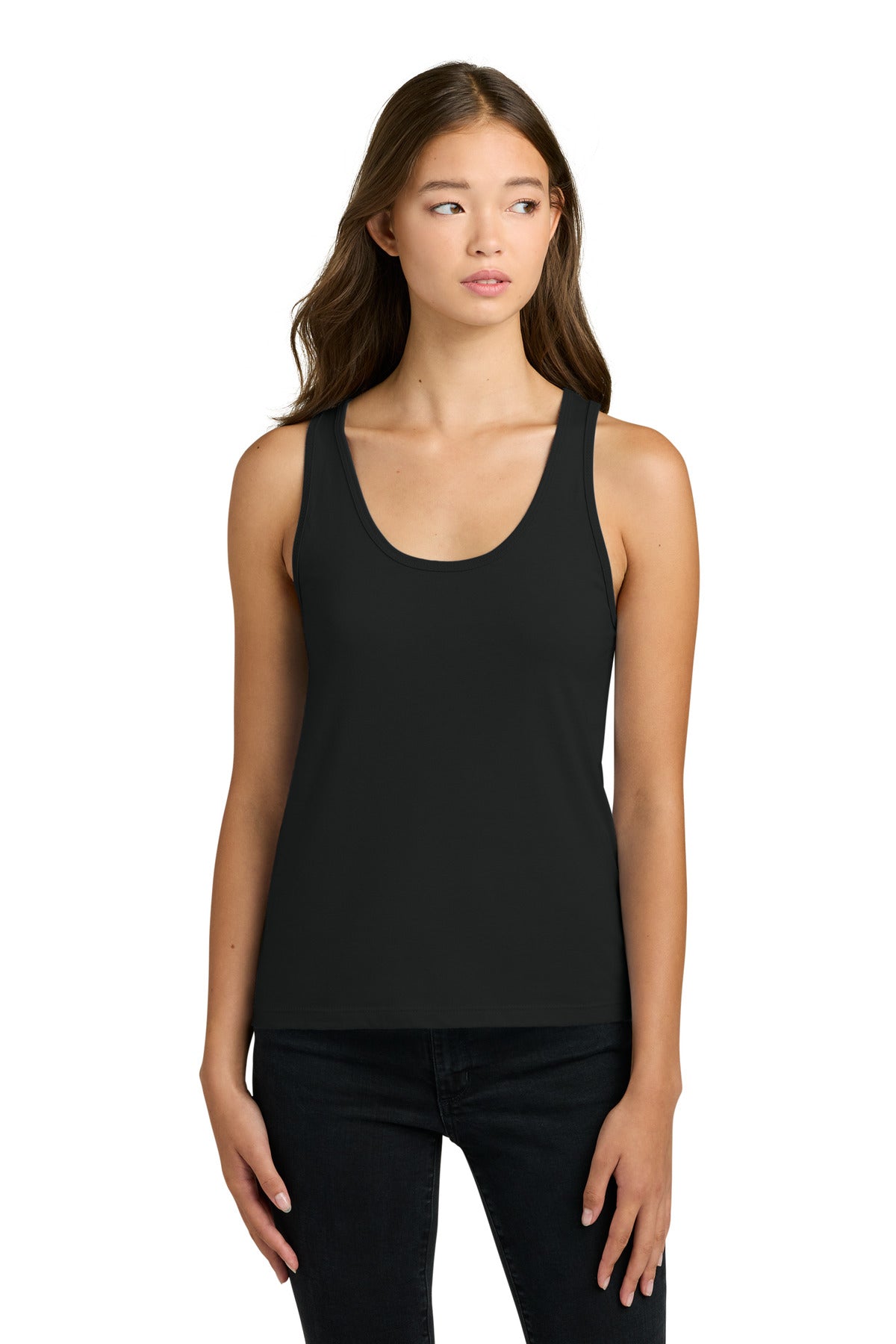 Black Next Level Apparel Women's Cotton Tank NL3933