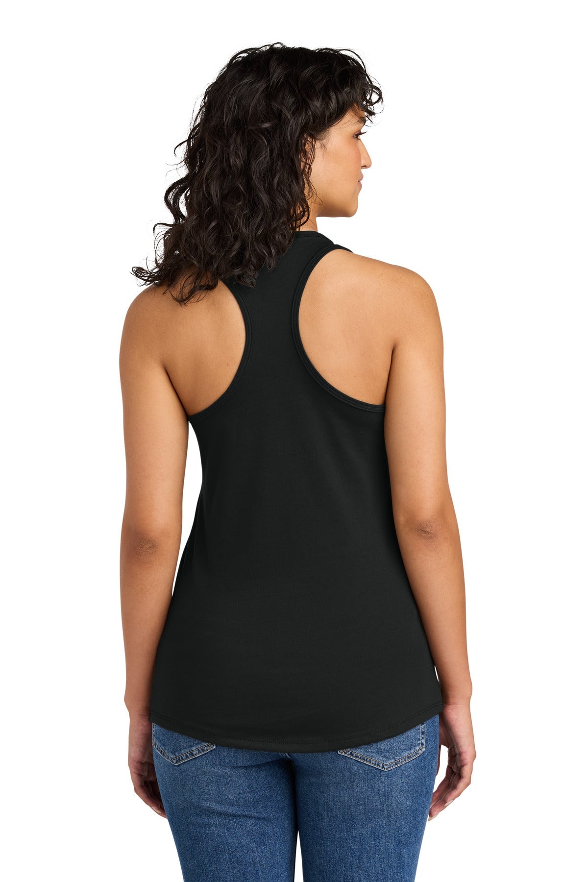 Black Next Level Apparel Women's Ideal Racerback Tank NL1533