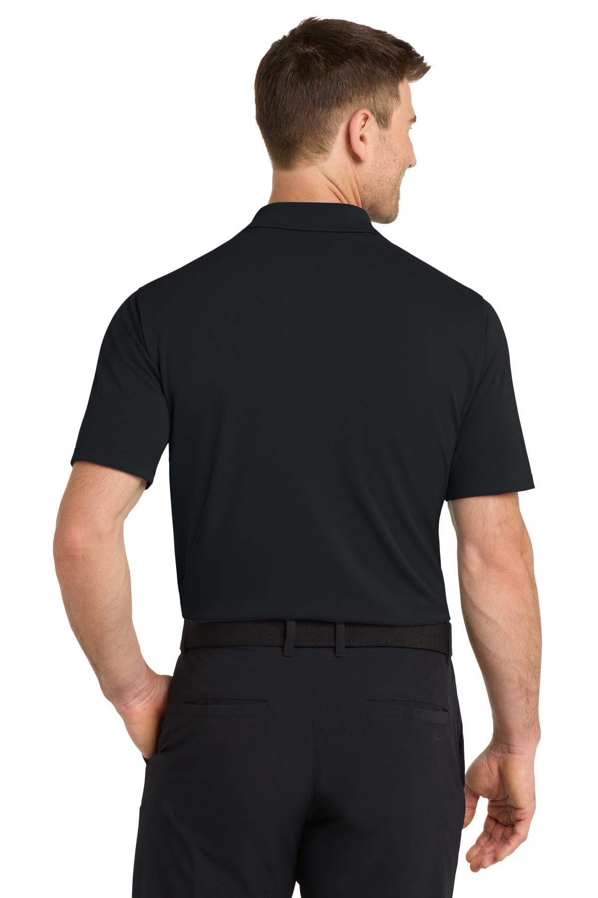 Black Nike Dri-FIT Micro Pique 2.0 Polo NKDC1963