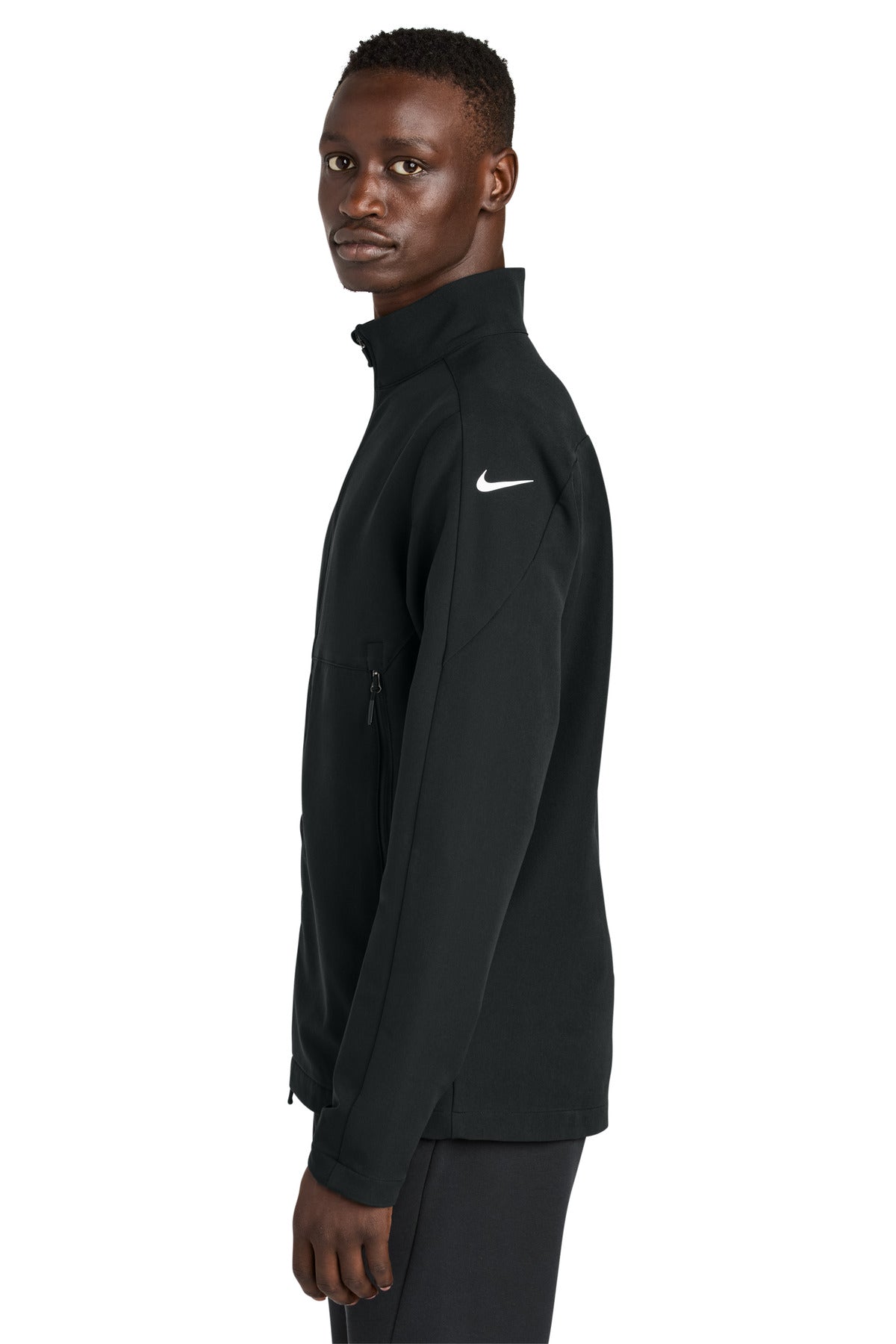 Black Nike Full-Zip Soft Shell Jacket NKHM7926