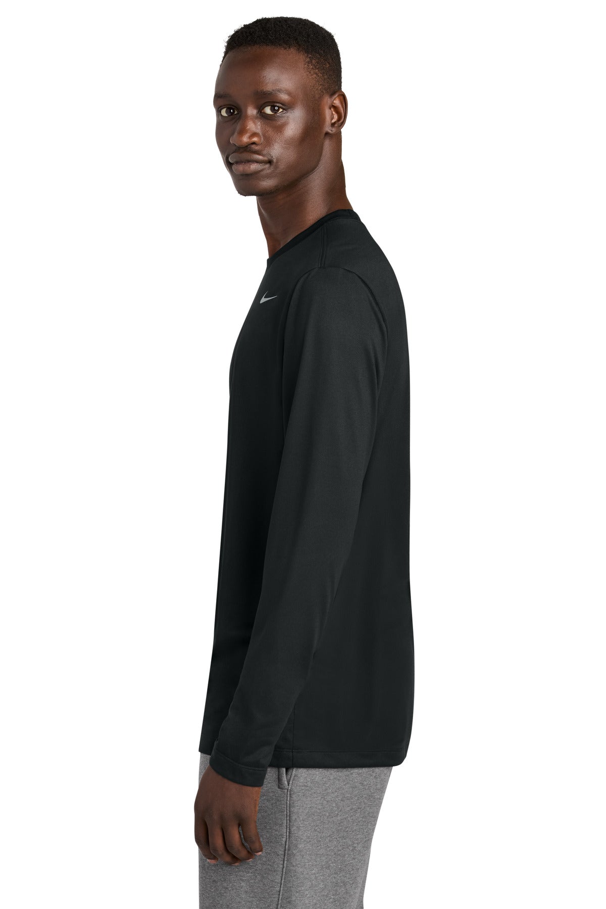 Black Nike Team rLegend Long Sleeve Tee NKHQ4550