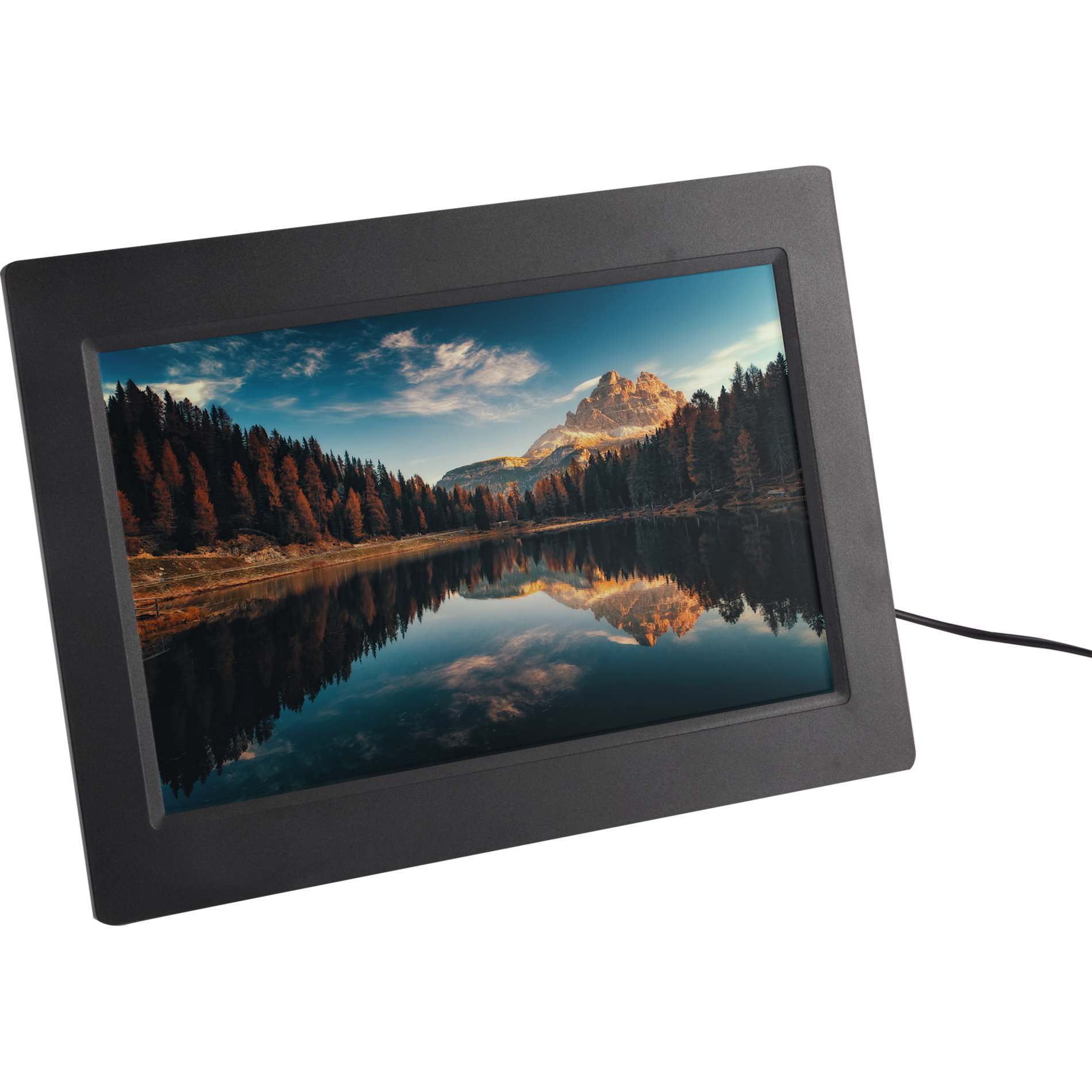 Black Pixi 10.1" Wifi Photo Frame plain