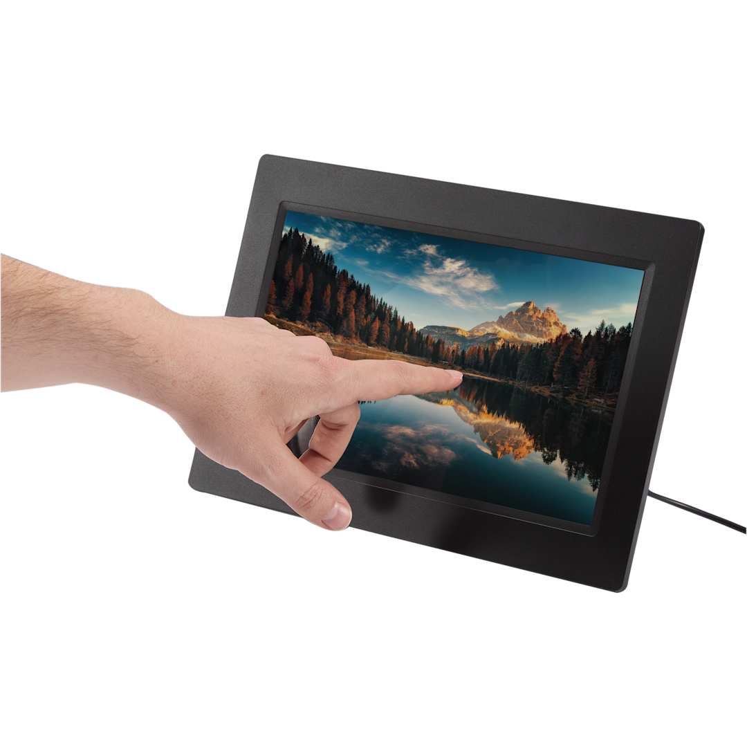 Black Pixi 10.1" Wifi Photo Frame plain