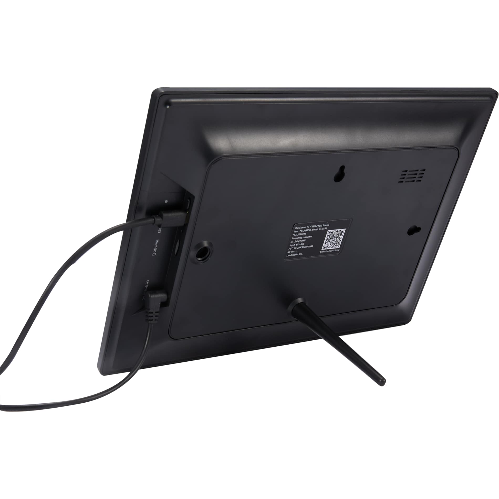 Black Pixi 10.1" Wifi Photo Frame