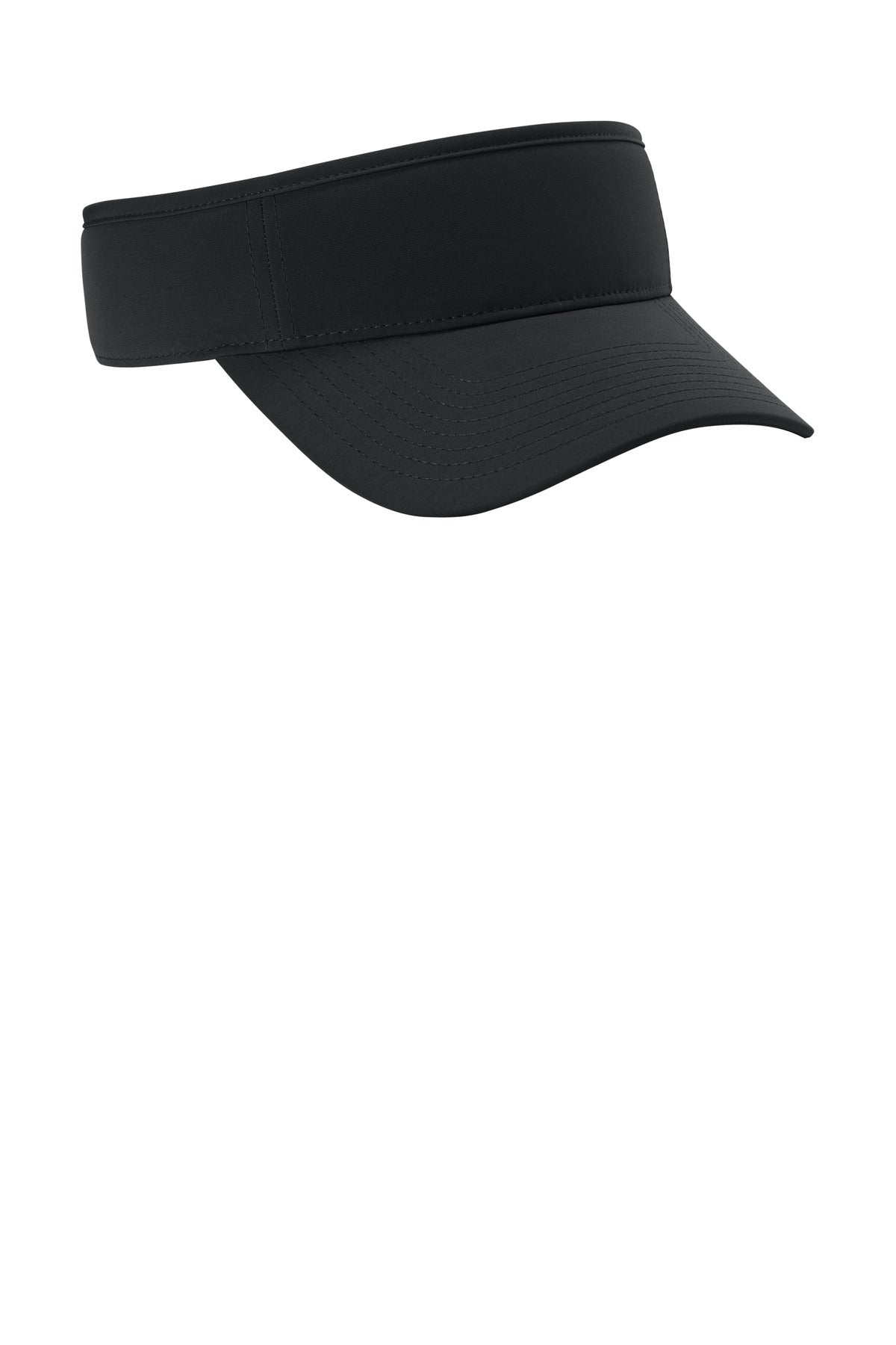 Black Port Authority Poly Visor C983