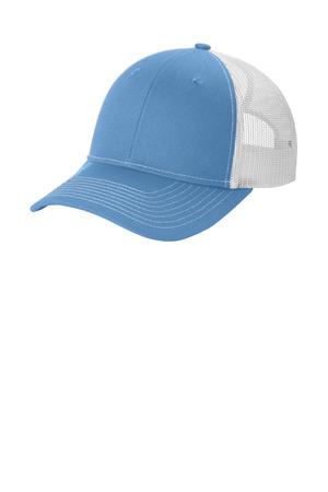 Black Port Authority Snapback Ponytail Trucker Cap LC401