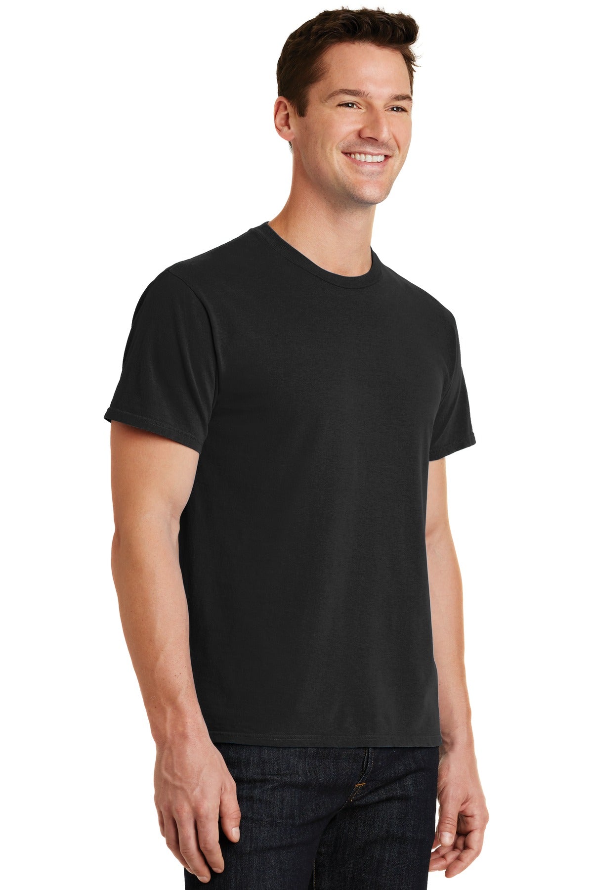 Black Port & Co Beach Wash Garment-Dyed Tee. PC099