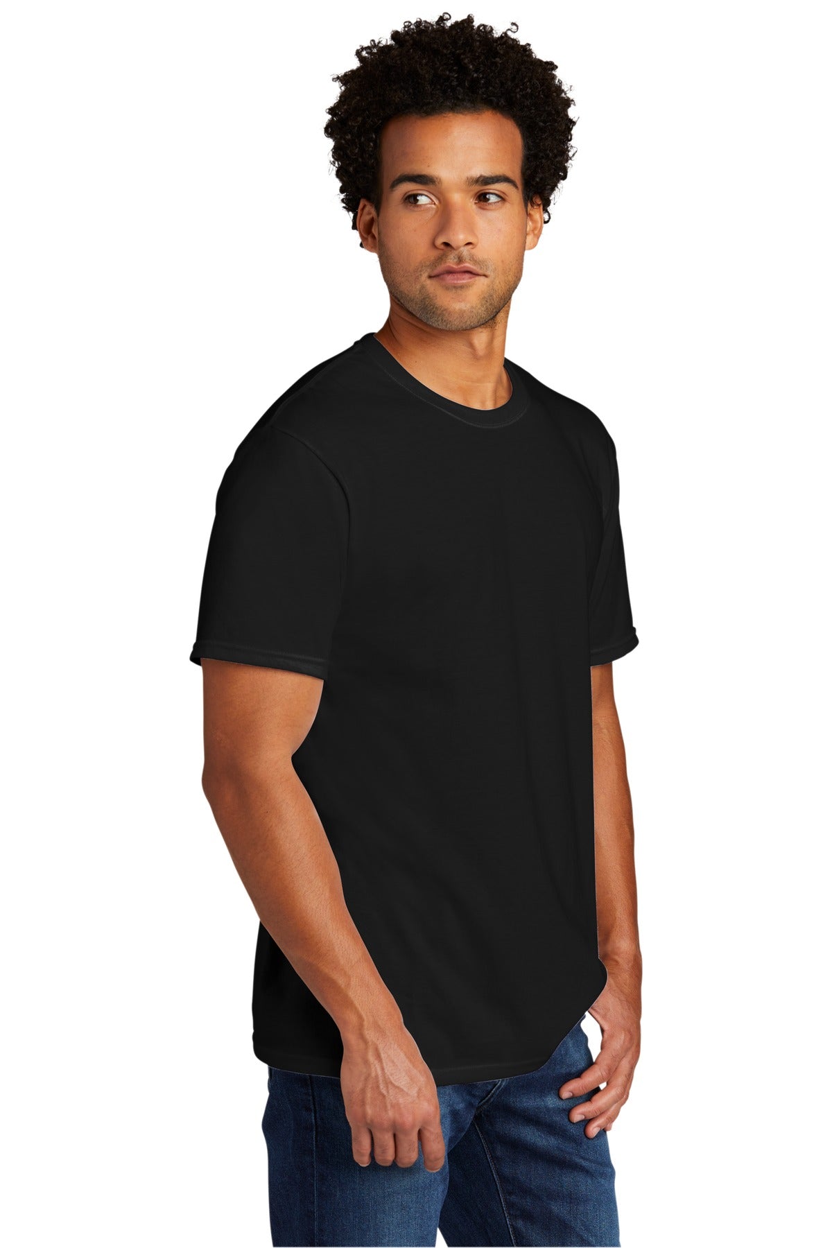 Black Port & Co Tri-Blend Tee. PC330