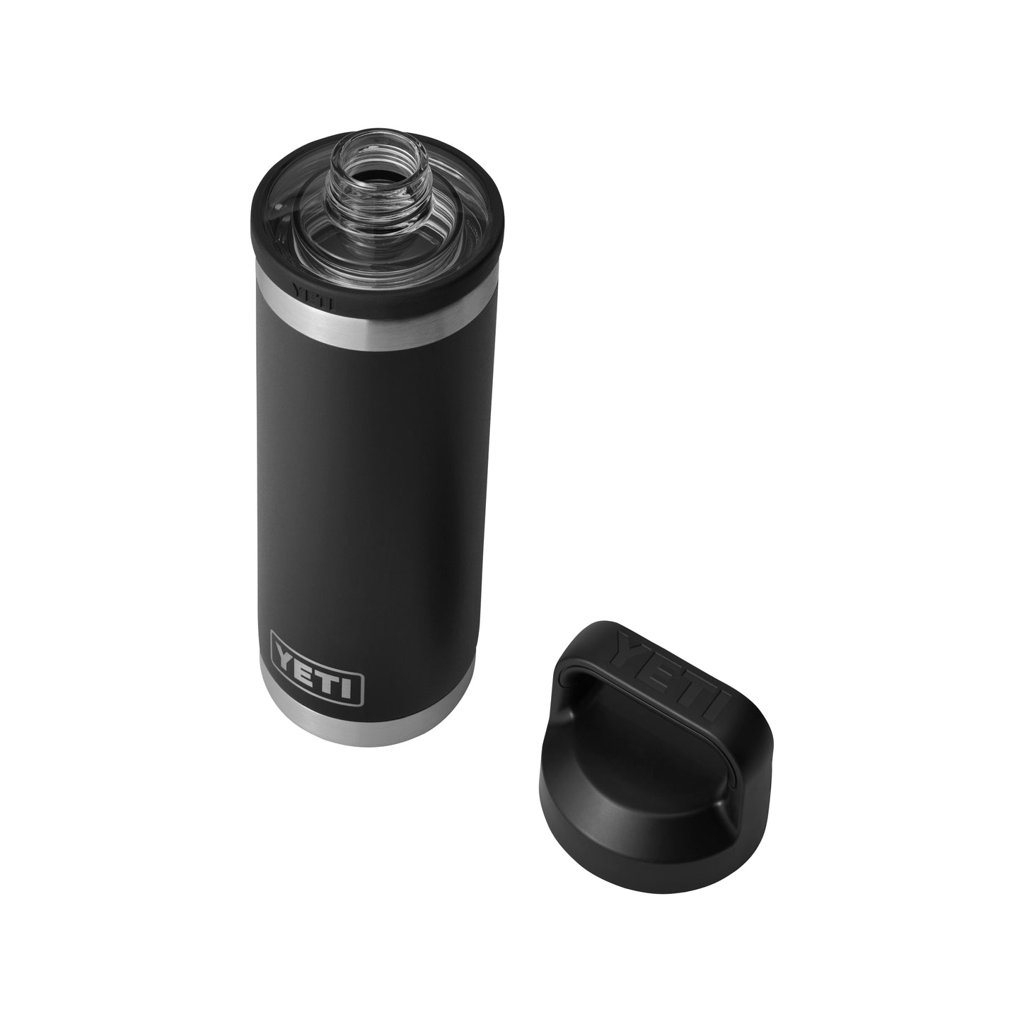 Black Rambler® 18 oz Water Bottle with Chug Cap plain