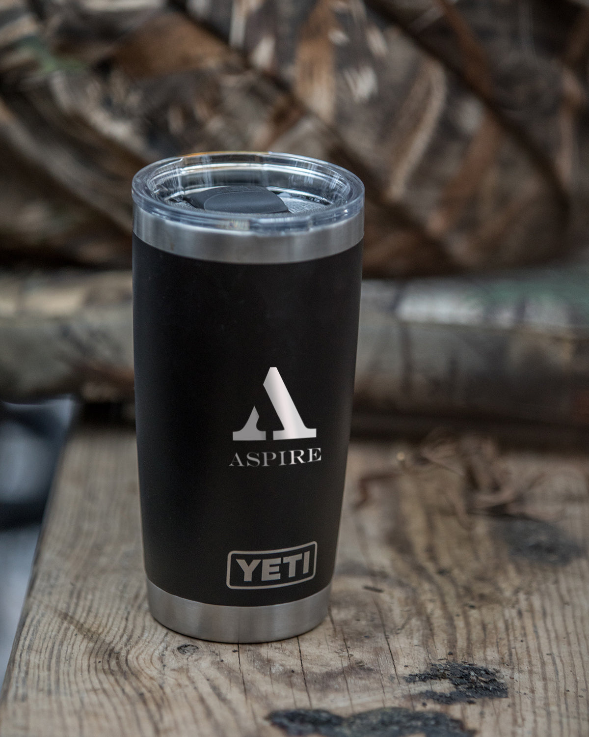Black Rambler® 20 oz Tumbler MagSlider™ Lid